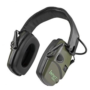 Foldable Reusable Tactical Electronic Hearing Protection Noise-Canceling 27dB Push-In Silicone Plastic <b>Shooting</b> Hunting - Product Image 2