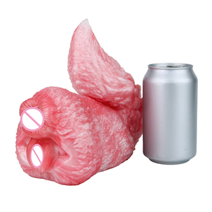 Spirit Fox Luna Tail FAAK Dual Channel Silicone Male <b>Masturbator</b> Fantasy Fox Tail Design Texture OEM ODM Wholesale Adult Toy - Product Image 3