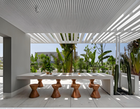 Villa de luxe préfabriquée, hôtel, appartement, maisons modulaires, design moderne en acier, hébergement de bureau Shandong