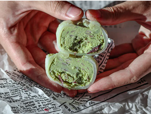 Machine automatique de fabrication de mochi japonais Daifuku Mashu Machine à crème glacée à 2 trémies Machine à incruster Aloo Tikki Buchi Kebbeh Maker - Product Image 4