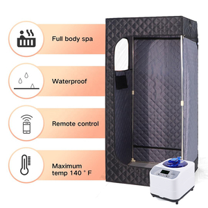 Portable Spa Sauna <span class=keywords><strong>Pod</strong></span> Lumière Rouge Sauna À Vapeur Tente Corps Complet Pliant 1 Personne Sauna Tente avec Chaise Pliable - Product Image 4