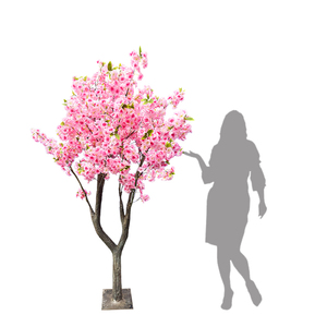 Realistic Potted Artificial Wisteria Tree Artificial Plant Flowers For Home Decor Wedding Decoration UV Resistant Compact Design
