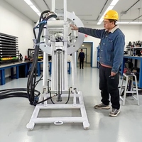 Foreuse souterraine à disque de type FYZ100 avec boîte de vitesses, cylindre de forage à 360 degrés et propulsion par chaîne