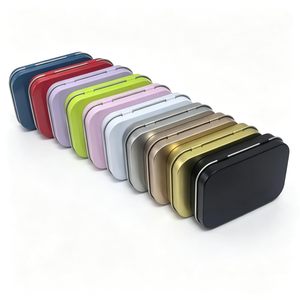 Metal Packaging Hinged Tin <b>Boxes</b> with Lid Custom 50ml 100ml <b>Small</b> Metallic Box Can for <b>Gift</b> with Hinged - Product Image 5