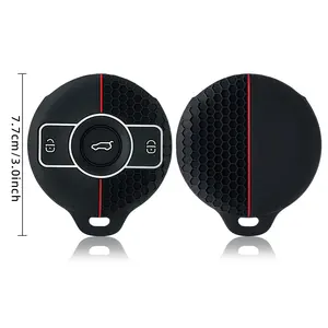 Pour Mercedes Benz <span class=keywords><strong>SMART</strong></span> Fortwo 1 <span class=keywords><strong>BRABUS</strong></span> 1 Benz <span class=keywords><strong>SMART</strong></span> 2022 <span class=keywords><strong>2023</strong></span> Étui de protection pour clé de voiture, coque de protection, accessoires - Product Image 5