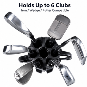 Support de transport personnalisé pour clubs de <span class=keywords><strong>golf</strong></span> à 6 emplacements, support de rangement portable OEM pour practice de <span class=keywords><strong>golf</strong></span>, alternative au sac de <span class=keywords><strong>golf</strong></span> - Product Image 3