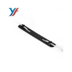 <strong>Plastic</strong> Spring Binder <strong>Clip</strong> (Black &amp; Transparent SGS Certified) for Paper and File Folders - Product Image 1