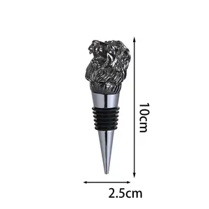 Роскошная вакуумная пробка для бутылки Красного вина Серебряная пробка черного розового золота Рождественская Декоративная пробка для вина шампанского