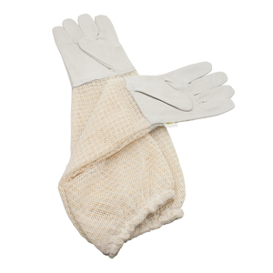 Guantes de Apicultura Ultra Mesh de Tres Capas con Ventilación de Red, Protegen Completamente tus Manos con Piel de Cabra, Nuevo Estado - Product Image 3
