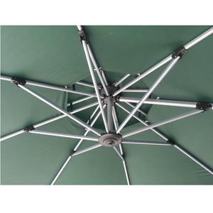 De luxe En <span class=keywords><strong>Aluminium</strong></span> De Sablage Oxydation Extérieure Plage Parasols Utilisés Parasol - Product Image 3