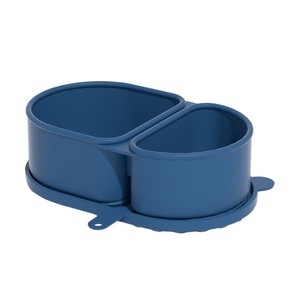 Wholesale Custom Logo Silicone Bento Box Food Storage <b>Containers</b> Microwave Heating Lunch Box for Office - Product Image 4