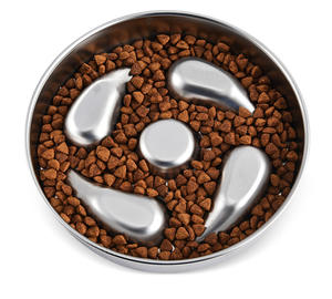 Pet Factory - Comederos Lentos Modernos 3 en 1 de Acero Inoxidable 304 para Perros y Gatos, para Agua y Comida, Antideslizantes, Ligeros, Color Personalizado - Product Image 6