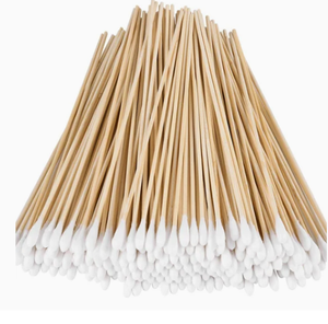 Tongkat kayu sekali pakai Medis kapas bambu bedah bola kapas kapas - Product Image 1
