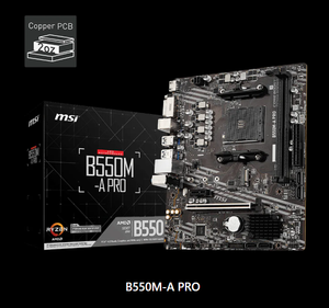 Tarjeta Madre <span class=keywords><strong>MSI</strong></span> <span class=keywords><strong>B550M</strong></span>-A PRO AM4, DDR4, M.2, PCIe 4.0, HDMI, VGA, Compatible con AMD Ryzen 5000 y Serie 3000, Micro ATX - Product Image 2