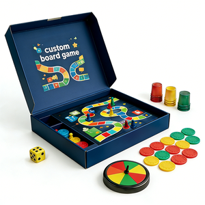 เกมกระดานครอบครัวแบบกำหนดเอง OEM เกมโต๊ะสำหรับผู้ใหญ่แบบอินเทอร์แอคทีฟสำหรับงานปาร์ตี้ บรรจุภัณฑ์กระดาษและพลาสติกคุณภาพสูงเป็นมิตรกับสิ่งแวดล้อม - Product Image 3