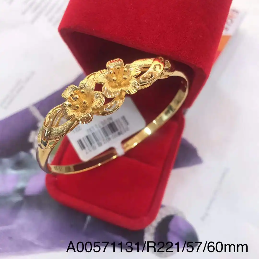 Xuping-joyería de moda, surtido de brazalete chapado en oro de 24k Para Boda nupcial, belly bordado, 212