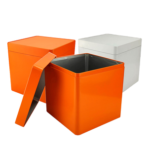 Lata cuadrada de Metal de hojalata para té, embalaje de regalo cuadrado para Té <span class=keywords><strong>Verde</strong></span> Negro, almacenamiento de alimentos, <span class=keywords><strong>Aerosol</strong></span> mate para pastel de azúcar de <span class=keywords><strong>menta</strong></span> - Product Image 4