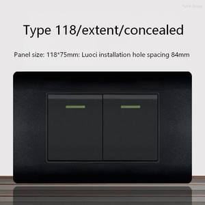 Brazilian Modern Touch Panel 10A Durable PC Wall Switch <b>Socket</b> Round Edge Lamp Electric Wall Switch Plate Cover - Product Image 4