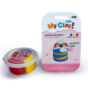 Ensemble de 12 pièces pour desserts et pâtisseries, argile à modeler à séchage à l'air, jouets DIY multicolores non toxiques pour enfants, jeux de simulation et modelage manuel - Product Image 5