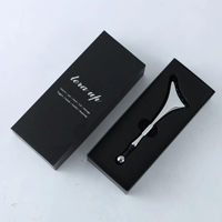 Gua Sha beauté du visage grattage baguette de Massage bâton magnétique Double tête applicateur de crème pour les yeux rouleau soins de la peau outils cadeaux
