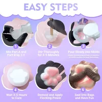 Kit de gel spongieux en silicone super doux pour la fabrication de jouets éducatifs pour enfants