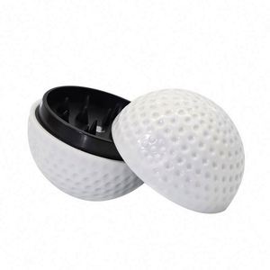 Golf Ball Shape White Acrylic <b>Herb</b> <b>Grinder</b> D43mm Smoking <b>Grinder</b> Round Ball Tobacco <b>Grinder</b> - Product Image 4