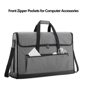 Étui de transport pour écrans de 24 à 27 pouces, sac de protection rembourré pour écran LCD, solution de transport pliable pour les voyages d'affaires et les déménagements - Product Image 3