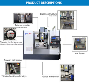 Centre d'usinage vertical CNC 3 axes <span class=keywords><strong>VMC</strong></span> 855 à guidage linéaire - Product Image 5
