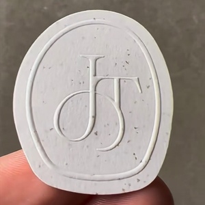 Adesivo personalizzato in vinile <span class=keywords><strong>con</strong></span> logo, testo e motivo in rilievo, autoadesivo per imballaggi di prodotti al dettaglio - Product Image 1