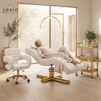Table de massage pour cils et visage, de qualité supérieure, avec hauteur réglable, ergonomique, blanche, pour salon de beauté et spa