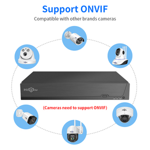 Hiseeu <span class=keywords><strong>NVR</strong></span> de 32 Canales, Cámara CCTV 4K, 16CH 8CH, Cámara IP de Seguridad <span class=keywords><strong>P2P</strong></span>, Grabador de Video en Red - Product Image 2