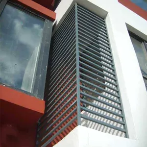 Al Aire Libre automático de aluminio impermeable persiana retráctil techo systemlouvers ventanas de aluminio