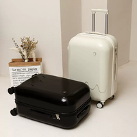 Maleta de Viaje con Ruedas de ABS y PC Colorida, con Portavasos, para Chicas y Mujeres
