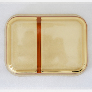 Contenants alimentaires en verre borosilicate pour bébé, petits, résistants à la chaleur, compatibles micro-ondes, anti-fuite, empilables, carrés, sans BPA, écologiques, deux pièces - Product Image 1