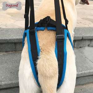 XL köpek koşum asansör kemer destek asansör koşum köpek yürüyüş naylon Polyester PVC yansıtıcı yastıklı şerit dekorasyon özellikleri - Product Image 5