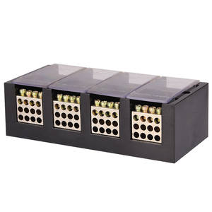 Bloc de bornes FJ6/JHT multi-entrées/multi-sorties à courant élevé avec contacts en bronze phosphoreux pour boîtier de jonction/distribution/mesure haute puissance - Product Image 5