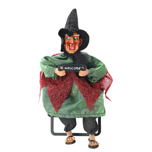 Nouvelle Poupée d'horreur de la <span class=keywords><strong>Chambre</strong></span> <span class=keywords><strong>des</strong></span> <span class=keywords><strong>Secrets</strong></span> pour Halloween, Sorcière qui frappe, Accessoire décoratif pour maison hantée, en plastique, à piles - Product Image 1