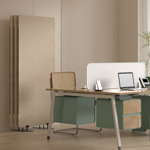 Divisore di spazio avvolto divisore di ufficio acustico fonoassorbente in poliestere ecologico Ofisolution - Product Image 5