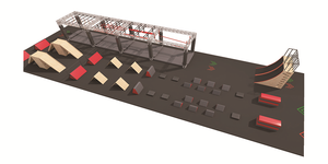 Arrivées commerciales : Parcours d'obstacles Ninja Warrior pour adultes, barre de singe, obstacle de type Formula, aluminium, 8 personnes, extérieur, âges 8-45 - Product Image 4