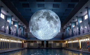Lámpara de Techo ECOJAS Moon, Decoración de Ambiente de Diseño, Luminarias con Impresión 3D de Planeta, Lámpara Lunar para Exteriores P-0523 - Product Image 6