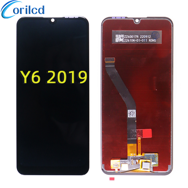 Mobile Phone Lcd Touch Screen with Digitizer Pantalla Tactil for Huawei Y6 2019 Display Y6 Prime 2019 LCD