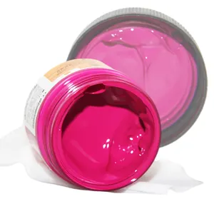 Acrylic paint pink 100 ml ready to pour gloss pouring medium for painting