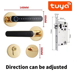 Tuya Thông Minh Vân Tay Thông Minh Xử Lý Khóa Với Mật Khẩu Vàng Cerradura Intelligente Khóa T8 Cho Nhà Thông Minh Truy Cập - Product Image 6