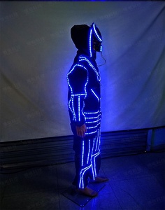 Warcraft <strong>LED</strong> Lighting Costumes Men's <strong>Clothing</strong> Nightclub bar Costume Monster Laser Dance <strong>Clothing</strong> - Product Image 3