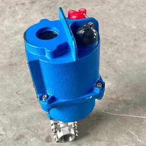 Vanne à boisseau sphérique électrique antidéflagrante Jiangsu Coal Science Technology Mkq941f-16c Dn32 pour l'exploitation minière, commande marche/arrêt - Product Image 1