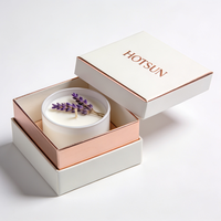 Emballages personnalisés pour pots de bougies avec couvercles, boîtes et impression de logo pour l'emballage des bougies