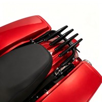 Portaequipajes Desmontable Negro Compatible con Harley Touring Street Electra Glide 2009-2025