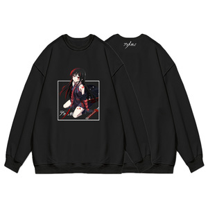 ชุดเสื้อแจ็กเก็ตสเวตเตอร์แขนยาวผ้าคอตตอนแท้สำหรับชายและหญิงตัดตาสีแดง <span class=keywords><strong>Akame</strong></span> gakill ราชินีน้ำแข็ง - Product Image 6