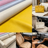 Rouleau de cuir artificiel PU de qualité supérieure, doux, durable, respirant, imperméable pour meubles, intérieur de voiture, sacs. Échantillon gratuit disponible dès maintenant.