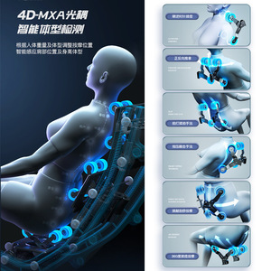 Fauteuil de massage de luxe AUX WP-Y600 SL 4D avec mains robotisées, électrique, pour la maison, avec 31 à 60 airbags, pour seniors - Product Image 2
